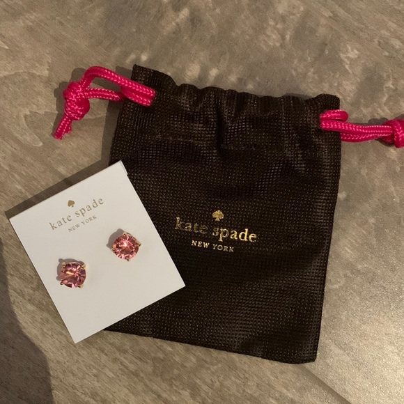 Brand New Kate Spade Pink Brilliant Studs